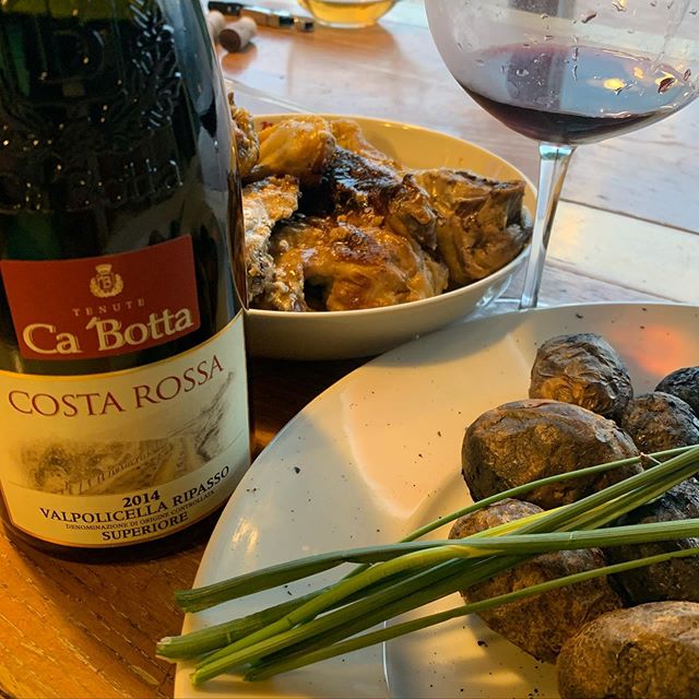 Cena di contadino con vino #cabotta